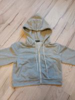 Grauer Crop Zipper Jacke Hoodie Gr. M Baden-Württemberg - Schwäbisch Hall Vorschau