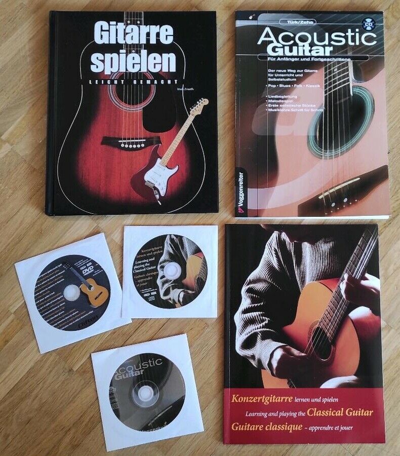 Gitarre spielen Lernbücher und CD´s in Dotternhausen