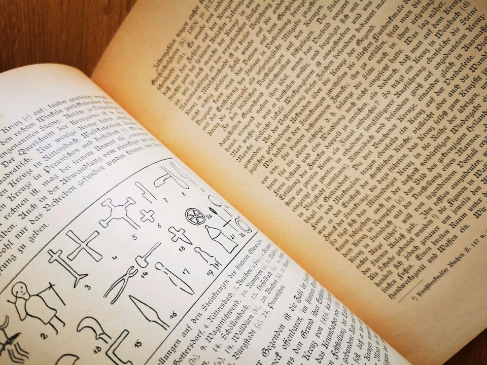 Heimatblätter Steinkreuz Forschung 1923 altdeutsch Buch in Ramstein-Miesenbach