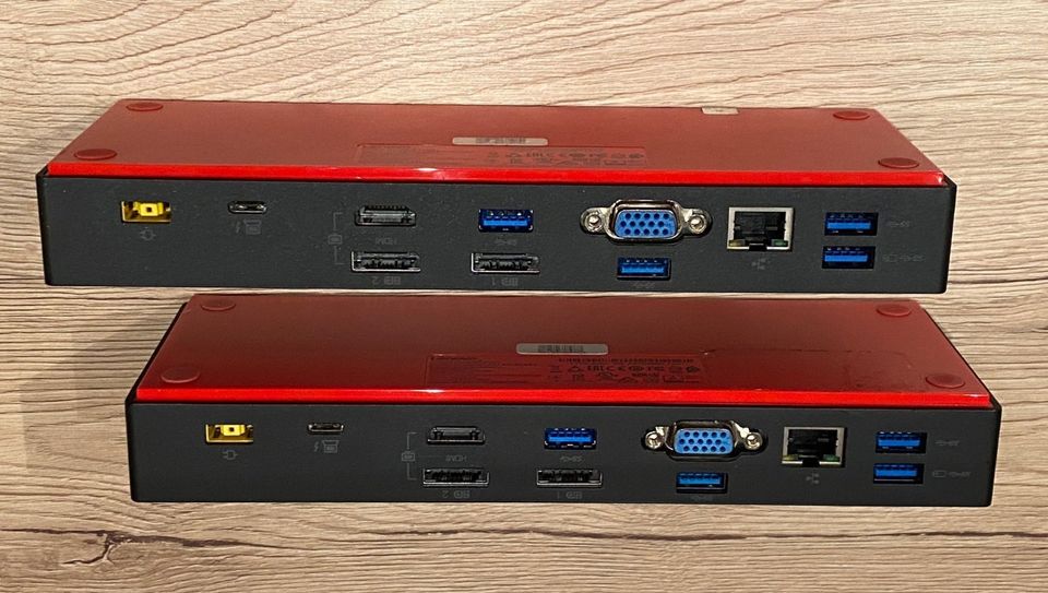 Lenovo 2 x ThinkPad Thunderbolt 3 Dock Typ 40AC + 2 USB-C Cabel in Olpe