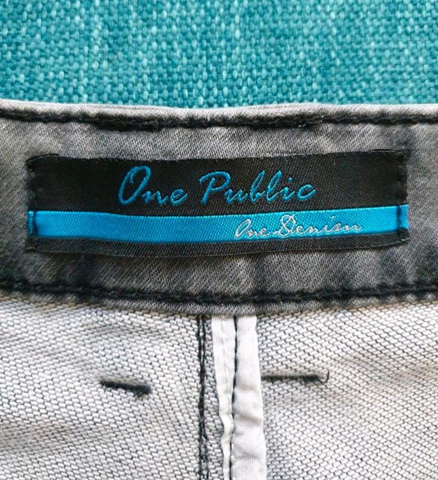 One Republic Herrenjeans kurz grau in Regensburg