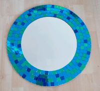 Mosaik-Spiegel blau-grün rund Durchmesser 50 cm Brandenburg - Bernau Vorschau