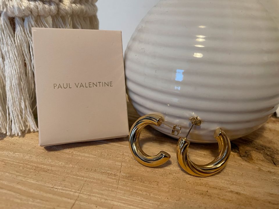 Paul Valentine, Schmuck, Ohrschmuck, Creolen, Vergoldet, Ohrringe in Dresden