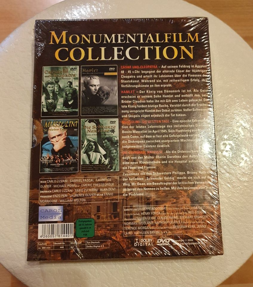 Monumentalfilm - Collection 4 Filme auf 3 DVD´s in Uchte