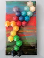 3D Pop Art bunt Kunst abstrakt Resin Wandbild Bild Hexagon Dresden - Bühlau/Weißer Hirsch Vorschau