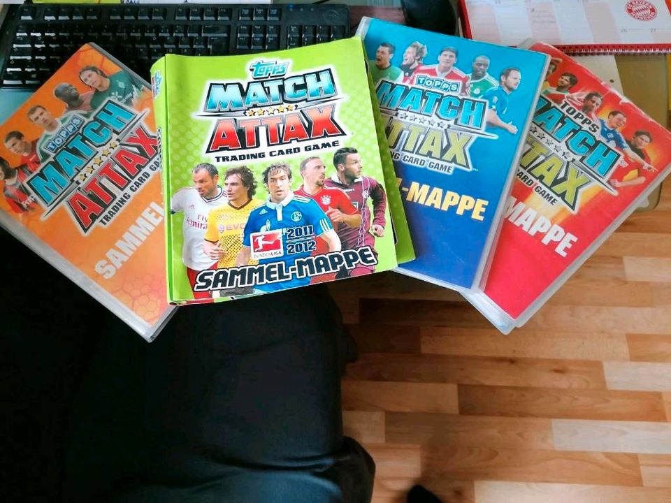 Match attax BL2008/09,09/10,10/11und 11/12 in Gera