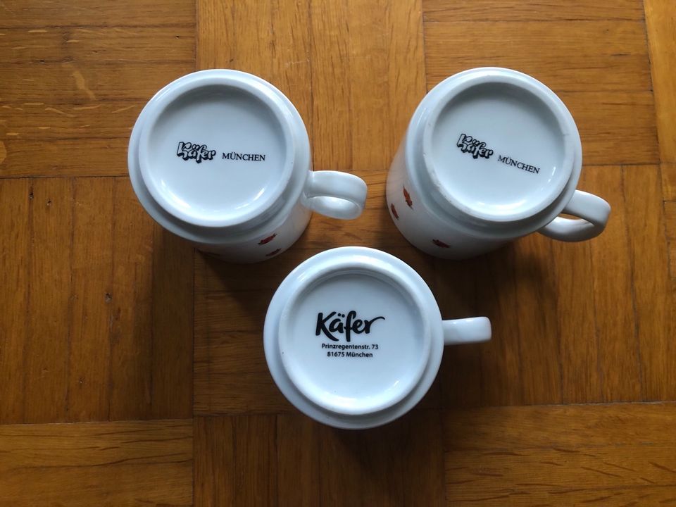3 Käfer Tassen in München