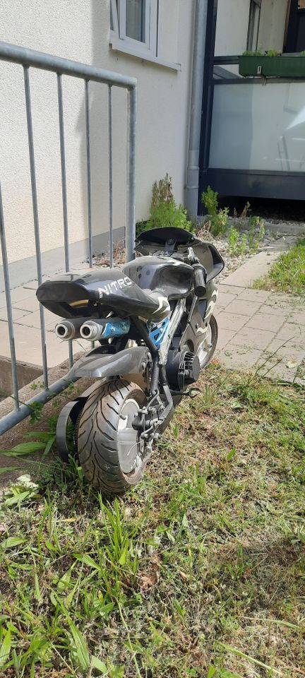 Verkaufe Nitro Motors Dirt-Bike PS77 Pocketbike in Stuttgart