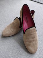 Edler ital. Leder Slipper Loafer von 181 - beige Gr. 36,5 Baden-Württemberg - Illmensee Vorschau