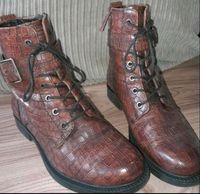 Tamaris Lederstiefelette braun cognac, Gr. 38 Schleswig-Holstein - Neumünster Vorschau