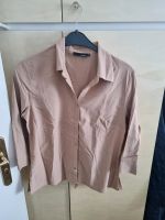 Hennes H&M Bluse beige Gr 46 XXXL dreiviertel Arm kamelfarben Hessen - Hanau Vorschau