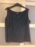 H&M BB Gr. 52 blau edles Oberteil Shirt ärmellos V-Ausschnitt Hessen - Langen (Hessen) Vorschau