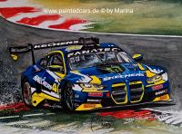 Leinwanddruck 80 x 60 cm BMW M4 GT3 Skechers #46 Valentino Rossi Nordrhein-Westfalen - Löhne Vorschau