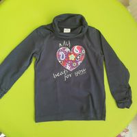 Rollkragensweatshirt für Mädchen in Größe 92/98 Leipzig - Grünau-Mitte Vorschau