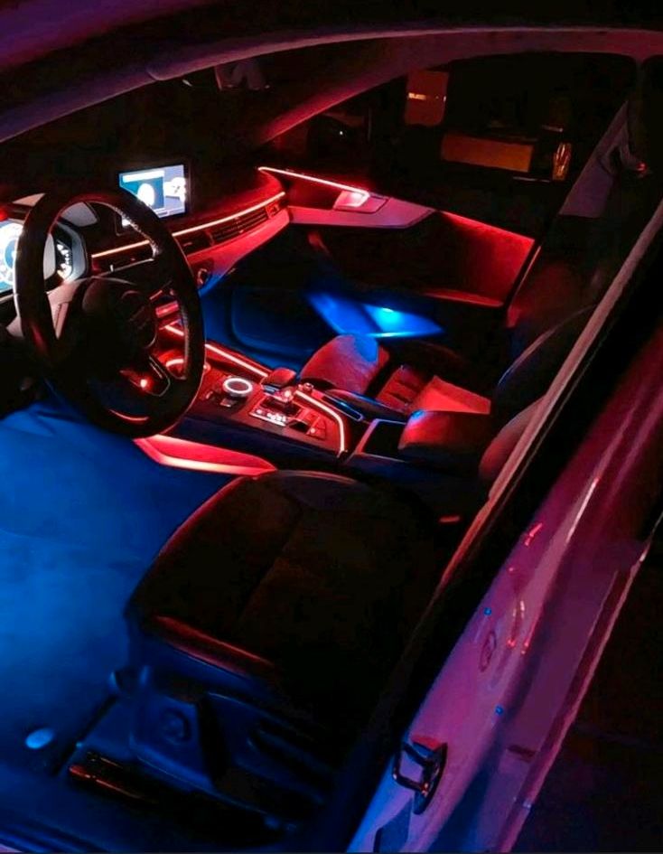Rot LED-Streifen Auto Innenraum Mittelkonsole Ambientebeleuchtung
