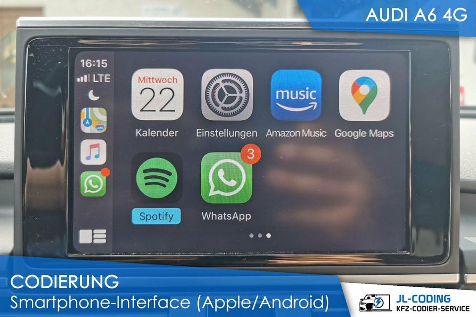 Carplay Android Auto APP Connect Audi A6 VW Seat Skoda in Wolfhagen 