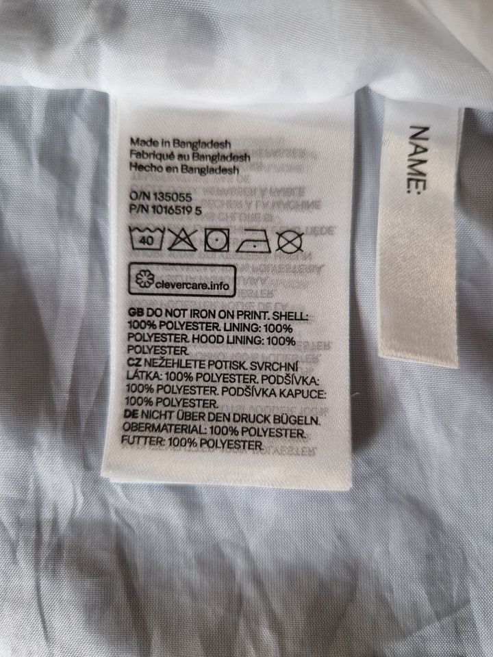 Playstation Jacke H&M Gr. 146/152 weiß schwarz Blousson leichte J in Ludwigshafen