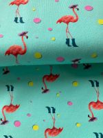 Flamingo 8€/m  jersey mint Stoff mit Kombi Stoffen Kreis Pinneberg - Quickborn Vorschau