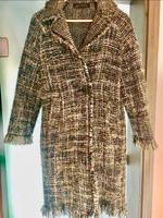 BLOGGER!! Edler Bouclé Tweed Mantel  “ CC Style” Gr. L blaugrau Hessen - Zwingenberg Vorschau