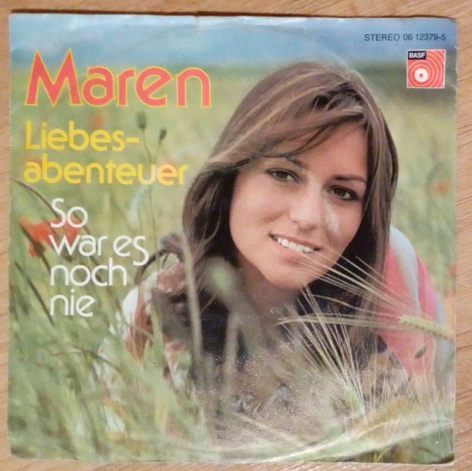 MAREN Single LIEBESABENTEUER Vinyl SO WAR ES NOCH NIE Rar in Holzdorf