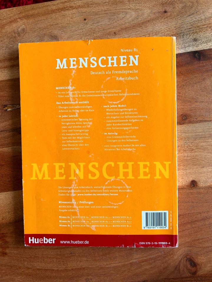 Menschen B1: Deutsch als Fremdsprache Arbeitsbuch mit 2 Audio-CD in Berlin
