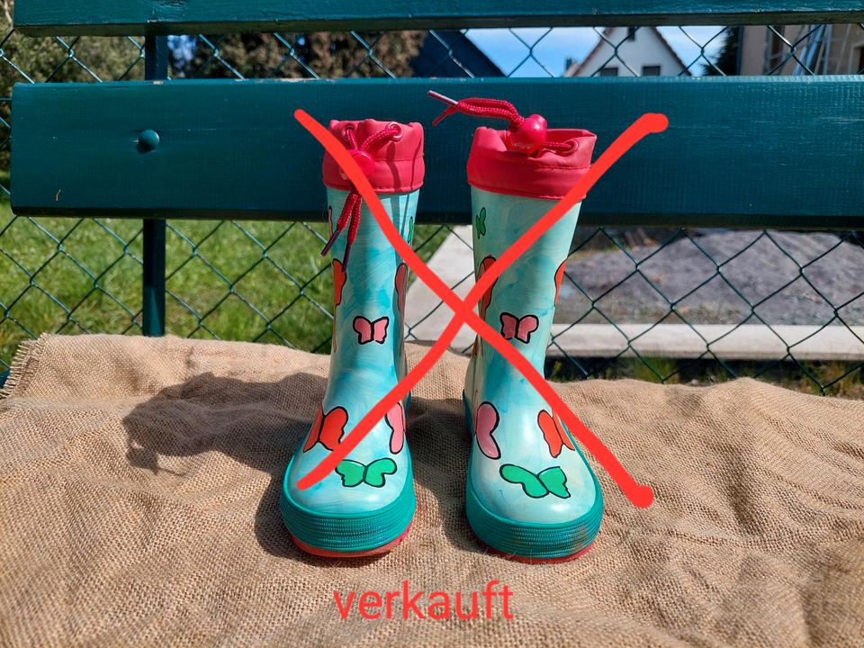 Gummistiefel Herbst / Sommer Gr. 22, 23, 24 in Börnichen bei Zschopau