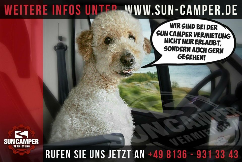 Wohnmobil mieten JETZT mit HUND | jetzt ANFRAGEN! ab in Markt Indersdorf