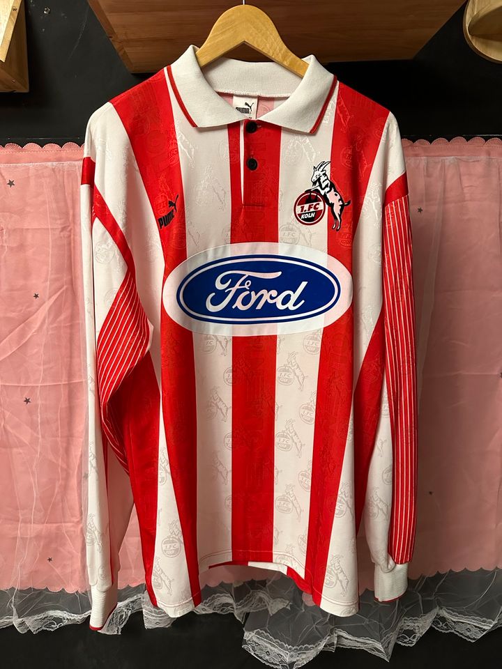 1. FC Köln Heimtrikot 1995-96 Ford Langarm SAMPLE / MUSTER in Köln