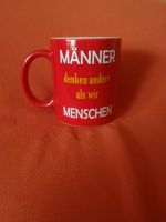 MÄNNER DENKEN ANDERS ALS WIR MENSCHEN Tasse Kaffeebecher Fun Gesc Baden-Württemberg - Vöhringen Vorschau