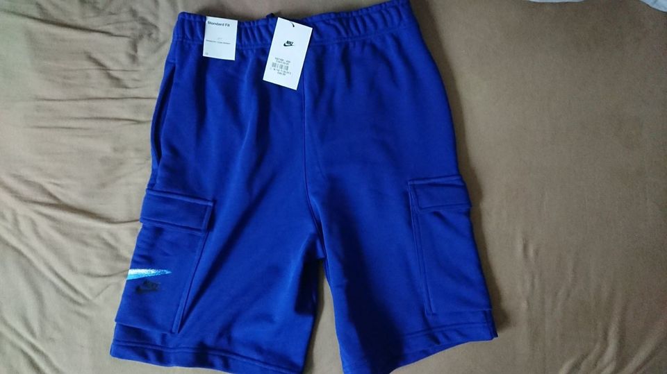 NEU - Nike Short kurze Hose Cargo-Short Sweatshort blau Gr. S in Bochum