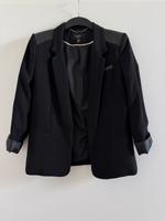 MANGO Suit Blazer Jacke Schwarz Lederimitat Gr. S Dresden - Neustadt Vorschau