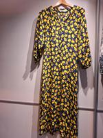 ZARA ❤️ Tolles MIDI Kleid Blumen Muster dunkelblau gelb Gr. M Nordrhein-Westfalen - Tönisvorst Vorschau