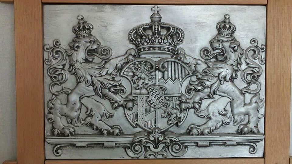 Bild Wandbild Bayerisches Wappen Gegossen in Lüdenscheid