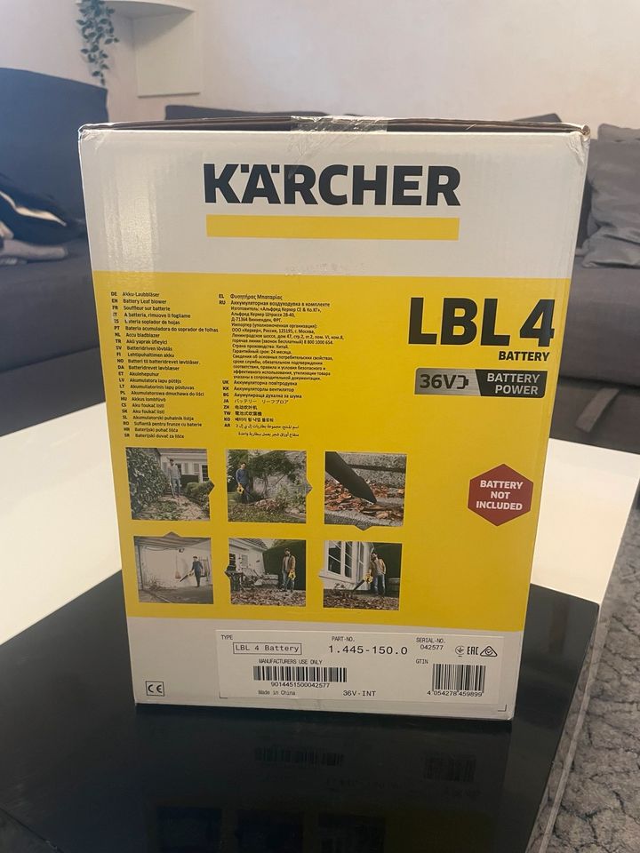 Kärcher Laubbläser LBL 4 36V Neu in Hamburg