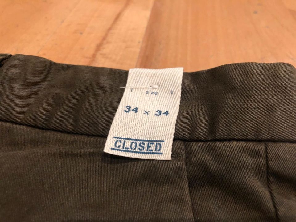 CLOSED Clifton Skinny Chino NEU 34x34 Dunkelgrün in Hamburg