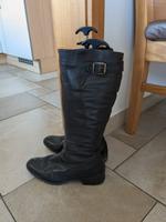 Lederstiefel schwarz Bayern - Hagelstadt Vorschau