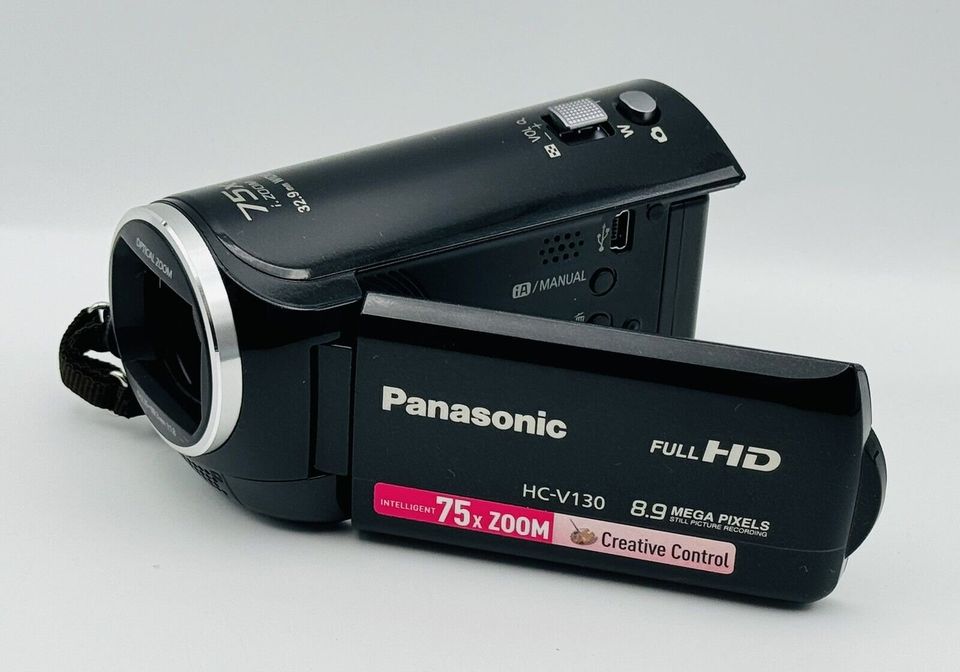 Panasonic HC-V130EG-K Full-HD Camcorder 3,6" LCD - schwarz TOP!!! in Berlin