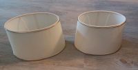 2 kleine Lampenschirme Creme gold oval Altona - Hamburg Blankenese Vorschau