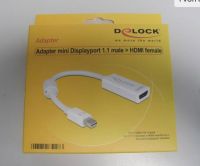 Adapter: DeLOCK De mini Displayport 1.1 male > HDMI female - weiß Mühlhausen - Stuttgart Neugereut Vorschau