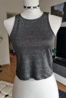Glitzer Party Tank Top Schwarz Silber M / 38 Hessen - Niedernhausen Vorschau