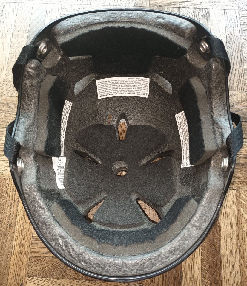 bern DIABLO EPS Fahrradhelm, Skater-Helm, schwarz, 55.5-57 cm in Schwabmünchen