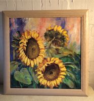 Sonnenblumen Gemälde/ Schöttin Niedersachsen - Uelzen Vorschau