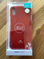 Apple iPhone X Silikon Case Schutzhülle Jelly Cover Rot metallic Kr. München - Garching b München Vorschau