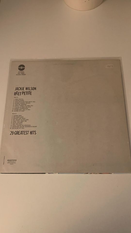 Jackie Wilson ‎– Reet Petite - 20 Greatest Hits auf Vinyl in Leipzig
