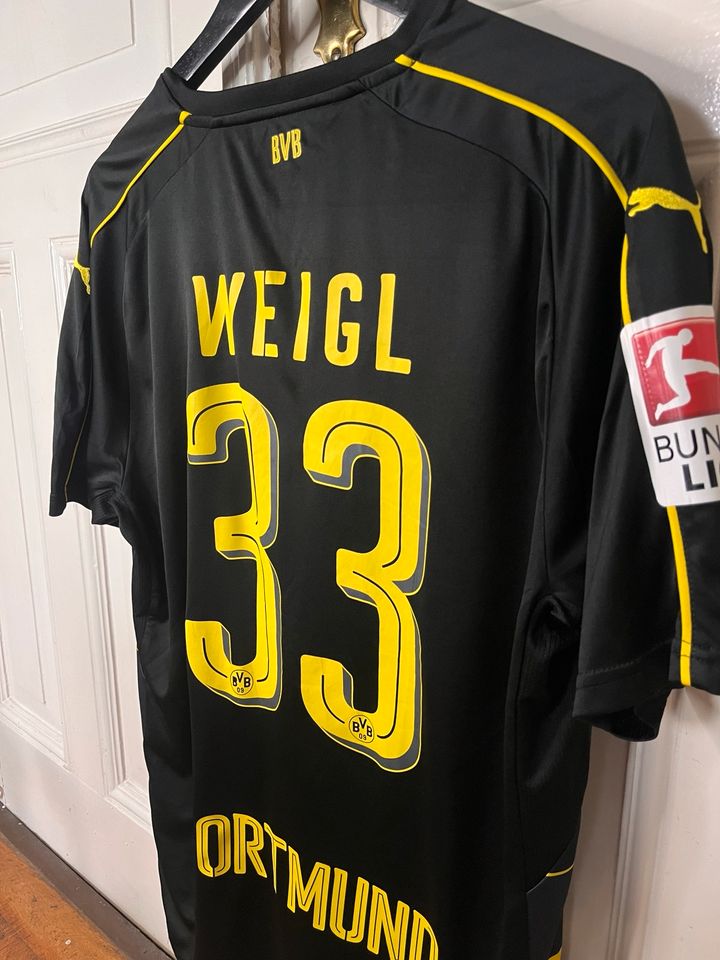 Borussia Dortmund BVB Trikot 2016/2017 Auswärts Weigl Größe L in Kiel