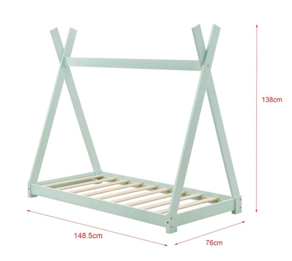 Kinderbett Tippi Hausbett 70x140 in Maßbach