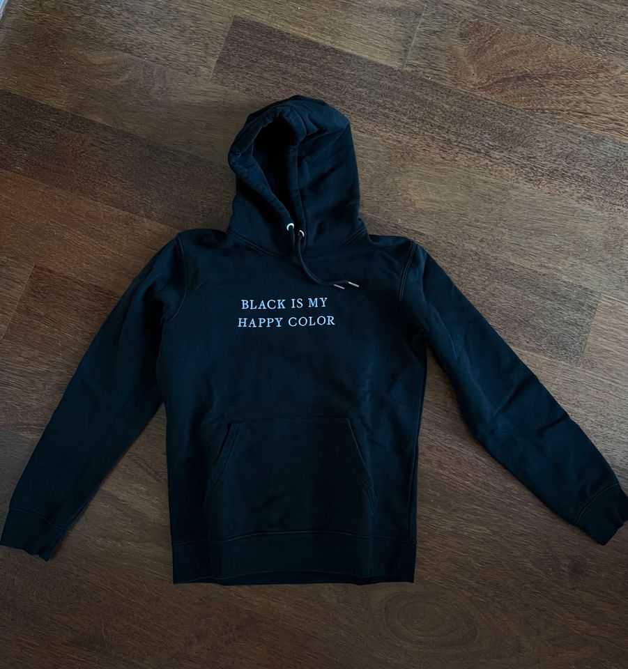 Hoodie “Black is my happy colour” schwarz Kate in Bremen