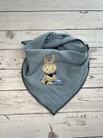 Musselintuch mit Hase Applikation | Kinder Halstuch Handmade etsy Nordrhein-Westfalen - Übach-Palenberg Vorschau