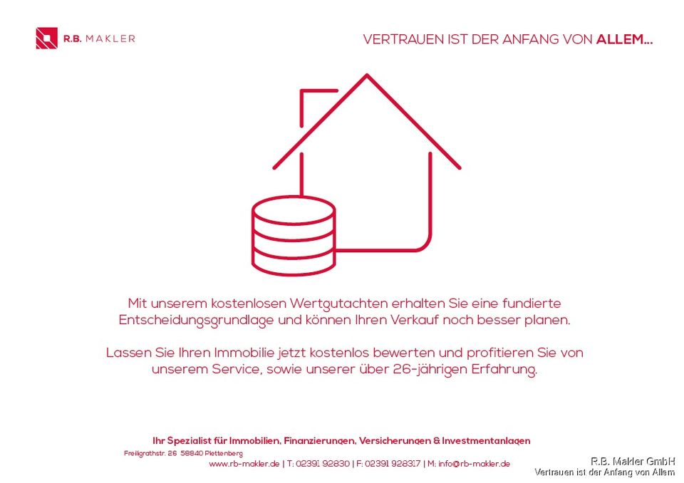 R.B. Makler: Mehrfamilienhaus zur Kapitalanlage in Plettenberg