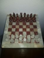 Schachspiel mit Holzsäule,Onyx Mamor Essen - Essen-Kettwig Vorschau